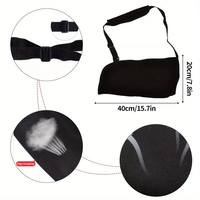 Armschlinge mit verstellbarem Schultergurt – entlastet Arm und Schulter
