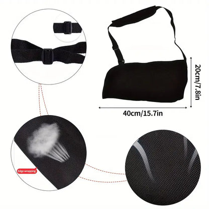 Armschlinge mit verstellbarem Schultergurt – entlastet Arm und Schulter