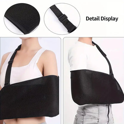 Armschlinge mit verstellbarem Schultergurt – entlastet Arm und Schulter