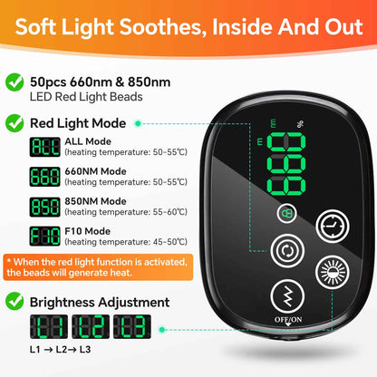 Axelband mit Massage & Rotlichttherapie