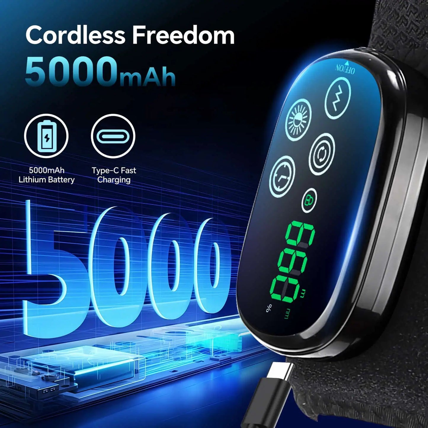 Axelband mit Massage & Rotlichttherapie