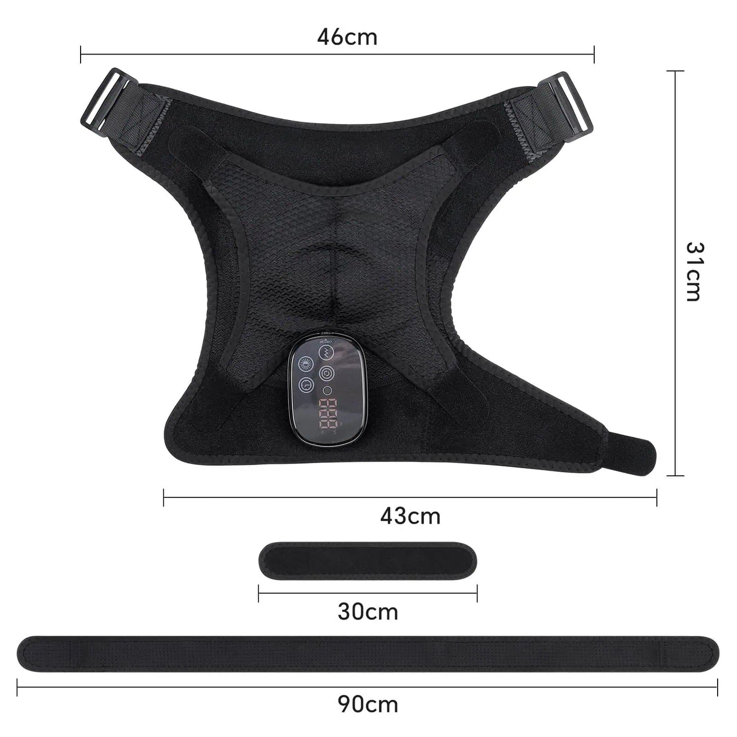 Axelband mit Massage & Rotlichttherapie