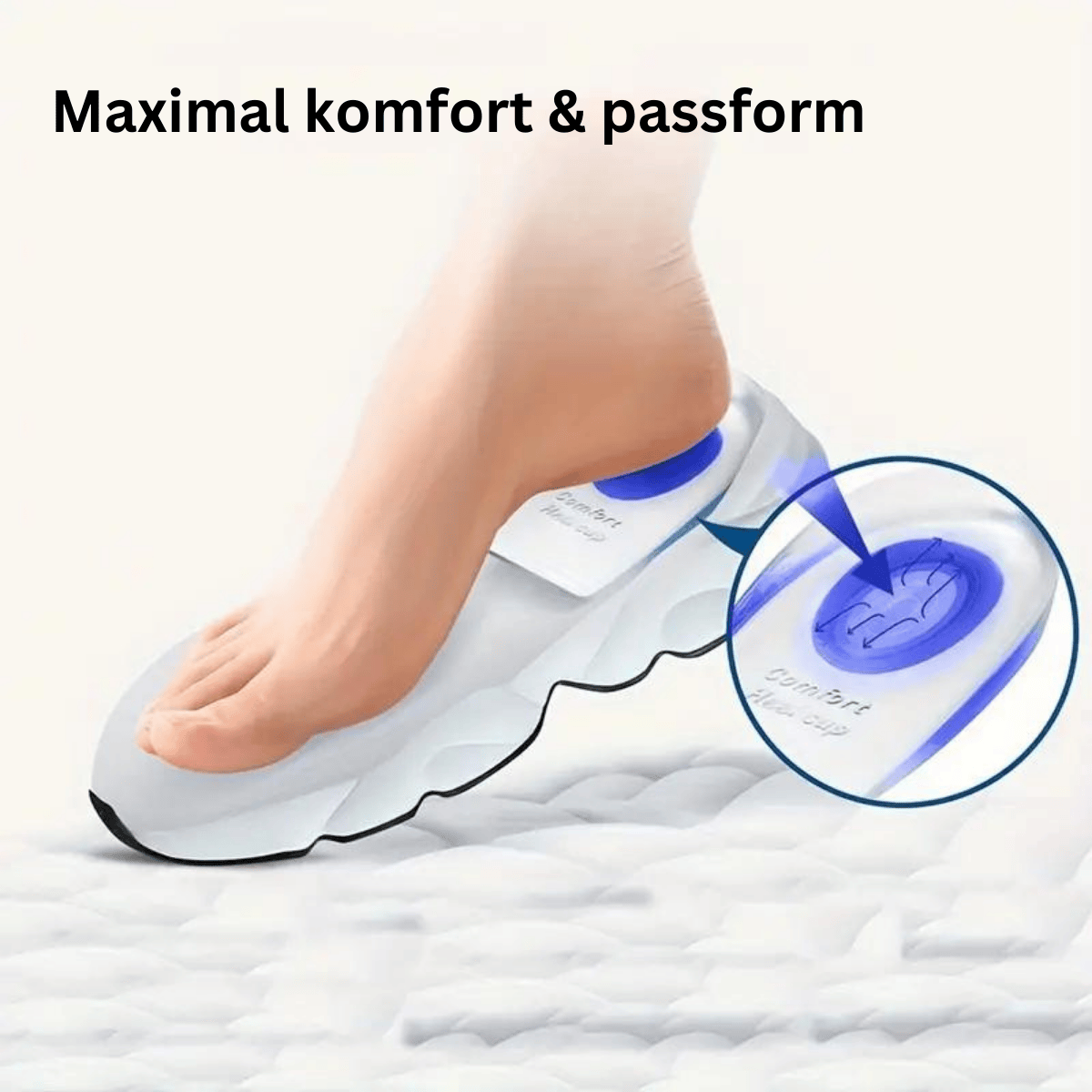 Ferseneinlagen für Fersensporn aus Gel (2 Stk)