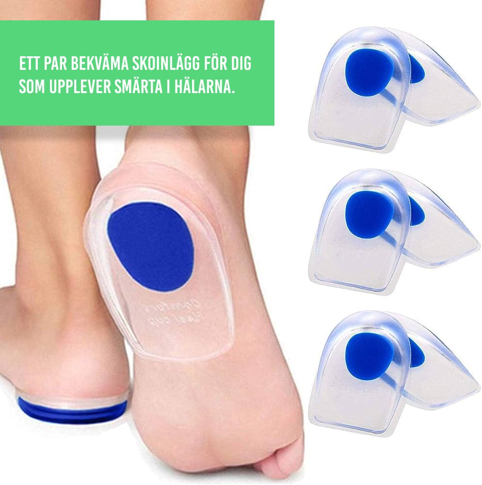 Ferseneinlagen für Fersensporn aus Gel (2 Stk)