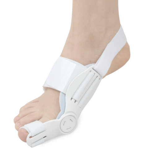 Großzehenkorrektor gegen Hallux Valgus mit rotierendem Stütz