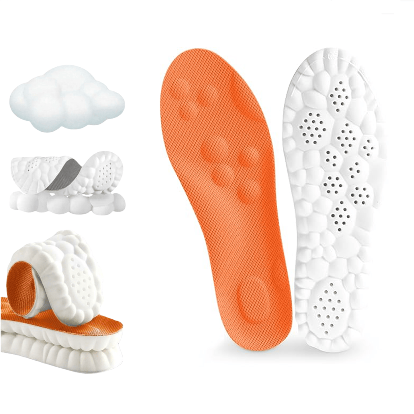 Dämpfende Einlagen mit Massagesupport